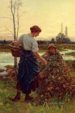 ハーベスの田舎の家族 フレデリック・E・モーガン Oil Paintings